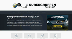 Desktop Screenshot of kurergruppen.dk